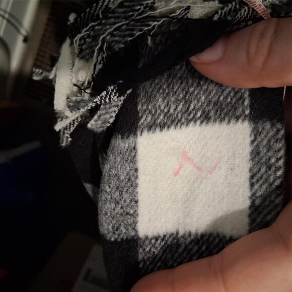 Steve Madden nwt Emily coat womens Small small flaw contrast plaid check - Picture 6 of 6